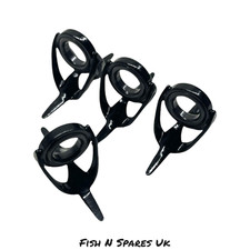 SWIFT BHG EYE GUIDES CRADLE HEAVY DUTY BLACK 10mm X4 ROD REPAIRS SPARES - NEW