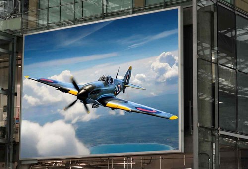 Spitfire war poster airplane - war,