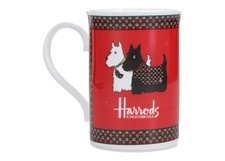 HARRODS SCOTTIE DOG Fine Bone