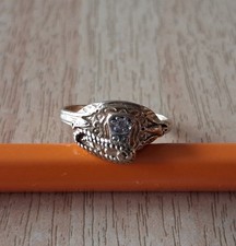9ct gold saddle ring