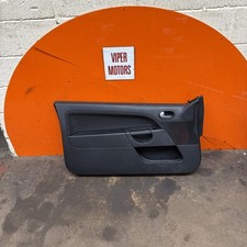 Ford Fiesta Mk6 Door Card Interior 3 Door Passengers Nearside Front Panel Cloth