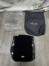 Carolina Herrera Good Girl black Velvet Top Handle Shoulder Bag - 33x33cm