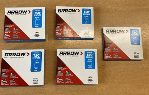 Arrow t50 staples 6mm - arrow, 6mm,