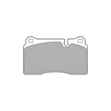 DELPHI LP2009 Brake Pad Set Front Fits Aston Martin DB9 Vantage Land Rover