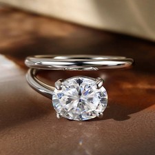 2.0ct Oval Cut Lab‑Created