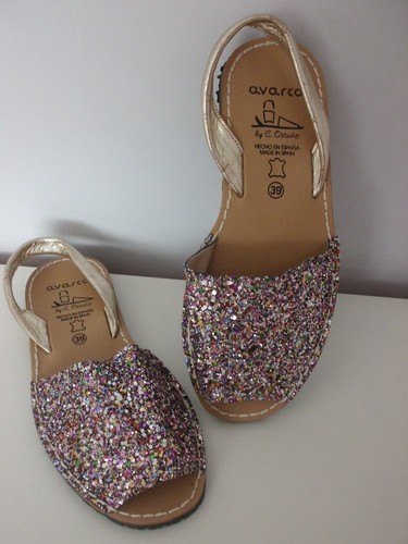 Avarca menorquina sparkly - avarca,