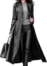 Women's Trench Coat Leather