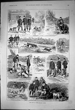 Old Print Boys Home Holiday Sport After Water Rats Gamekeeper Ferret 1892 19th