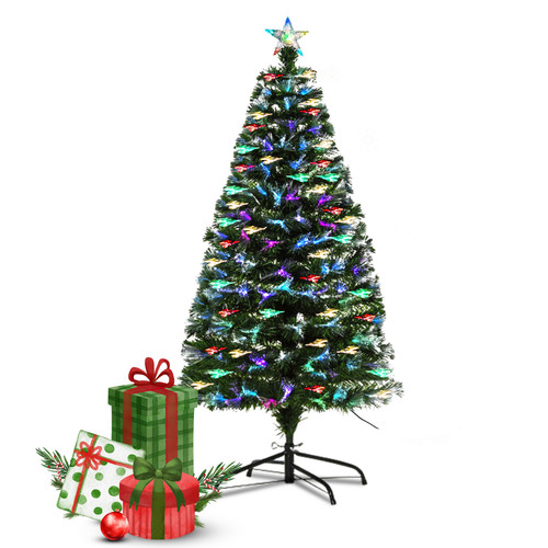 Pre lit fibre optic christmas - fibre,