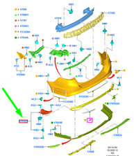 FORD MONDEO MK5 Rear Bumper
