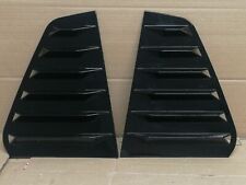 REAR SIDE WINDOW LOUVER SCOOP VENT COVER FOR VW GOLF MK7 MK7.5 2014-19 GLOSSY