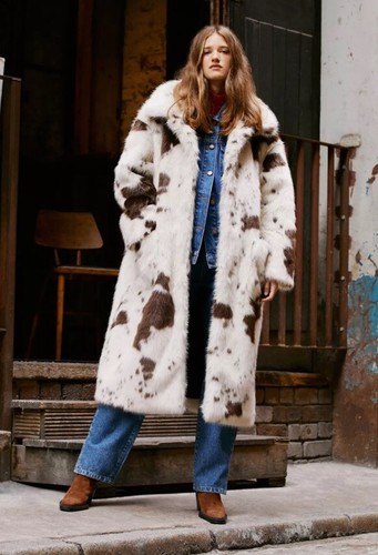 Zara animal print faux - zara,
