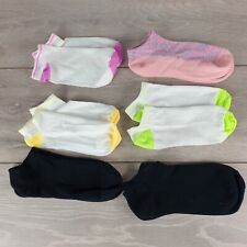 6 Pairs USA PRO Ladies Trainers Socks Mix UK 4 - 8