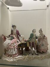 ANTIQUE DRESDEN LACE PORCELAIN