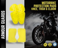 CE Approved Motorcycle Motorbike Knee Thigh & Elbow Protection Pads Armour Guard