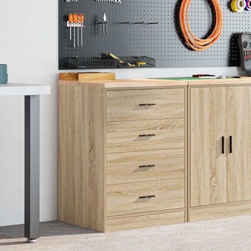 Garage storage cabinet - storage, sonoma