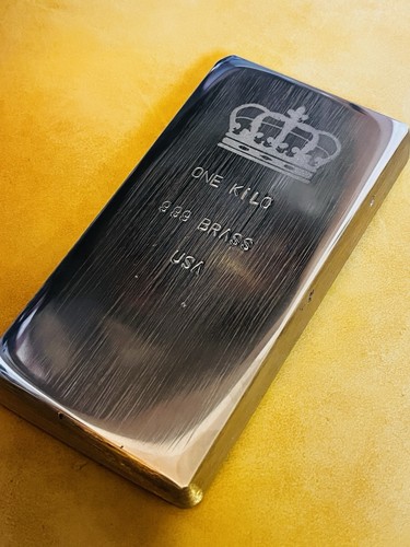 Brass bullion ingot bar - kg,
