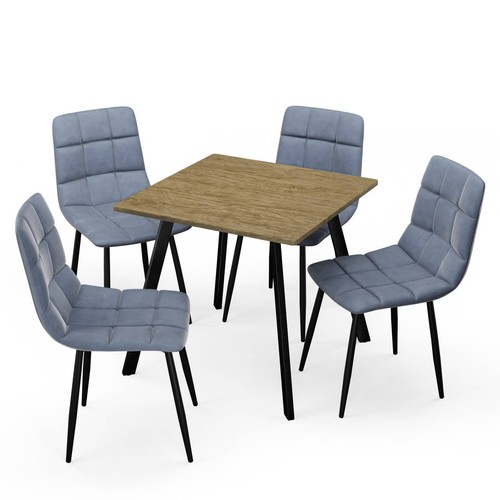 80cm square dining - square, 4