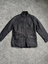 Barbour black quilted jacket