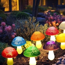 Solar toadstool light - solar,