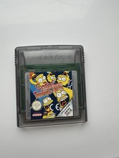 Nintendo Gameboy Color The Simpsons Night of the Living Treehouse of Horror game