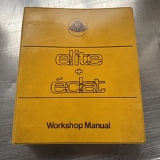 Lotus Elite + Eclat workshop manual (1974)