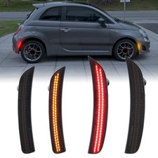 4PC Front Rear Bumper LED Side