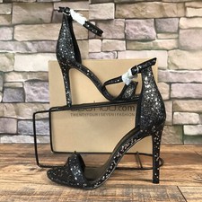 Boohoo Glitter 2 Part Black