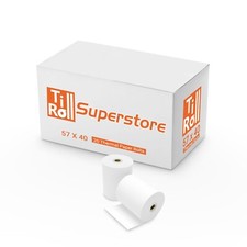 57 x 40 Thermal Paper Till Rolls For Credit Card Machine *BEST PRICE*