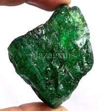 Natural Green Emerald  Rough 345 Ct EGL Certified Dyed Loose Gemstone 5ARS