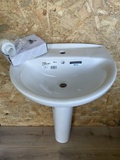 Roca Laura 560mm Basin Pick Up Pack - Basin Pedestal Tap Waste *Collection*