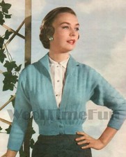 Knitting Pattern Vintage 1950s