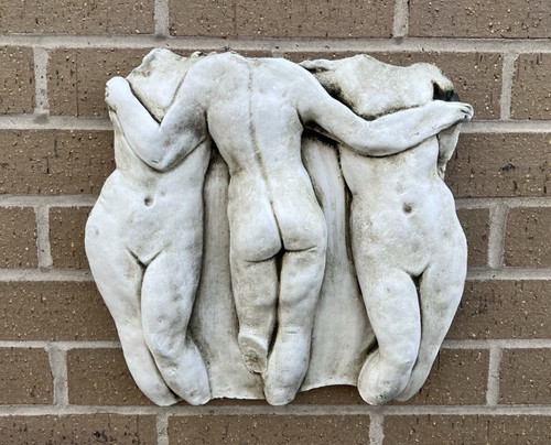 Three graces wall plaque - three,
