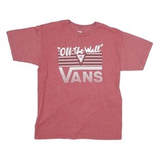 VANS Mens Red Graphic T-Shirt