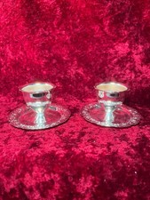 Vintage pair silver plated - of,