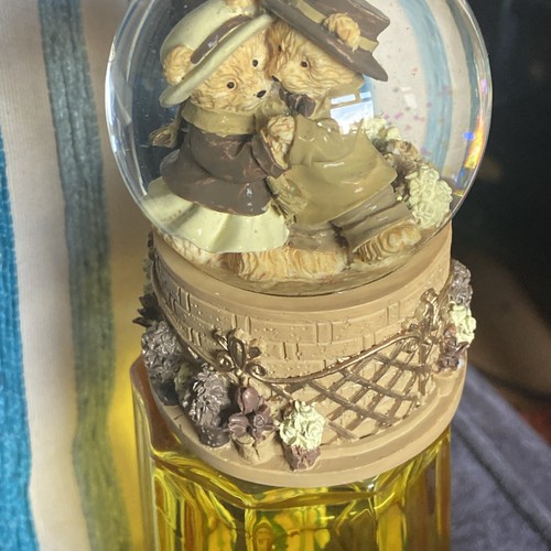 Teddy bears wedding snow globe - teddy,