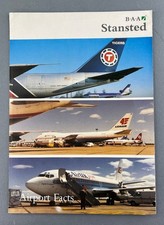 London Stansted Airport Facts Brochure BAA British Airports Authority STN 1989