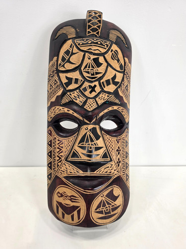 Wooden hand carved fijian - wooden,