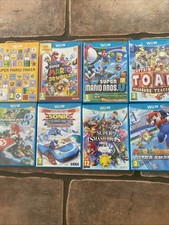 Nintendo Wii U Mario Toad Sonic Game Bundle All Tested Working