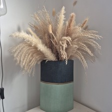 Cermaic navy duck egg oval