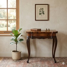 Antique Game Table Walnut