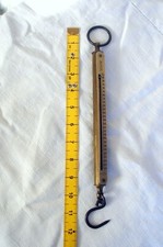 Antique Hardy Fishing Scales  Hardy Bros Alnwick Spring Balance up to 50 lbs VGC