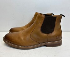 SKECHERS Brown Leather Chelsea