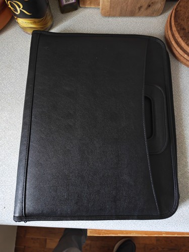 Leather ringer binder - a4,