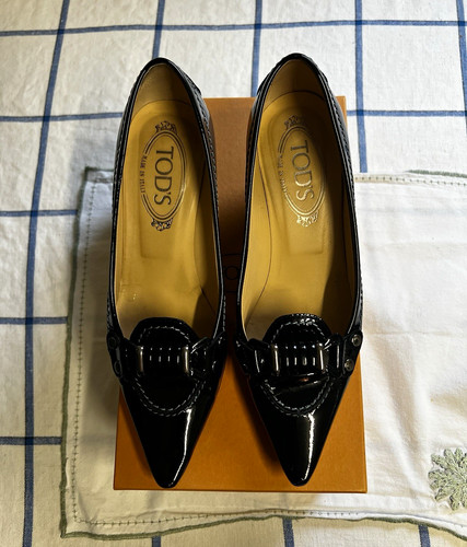 Tod black patent leather - tod's,