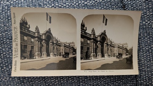 Stereoview antique france - antique,