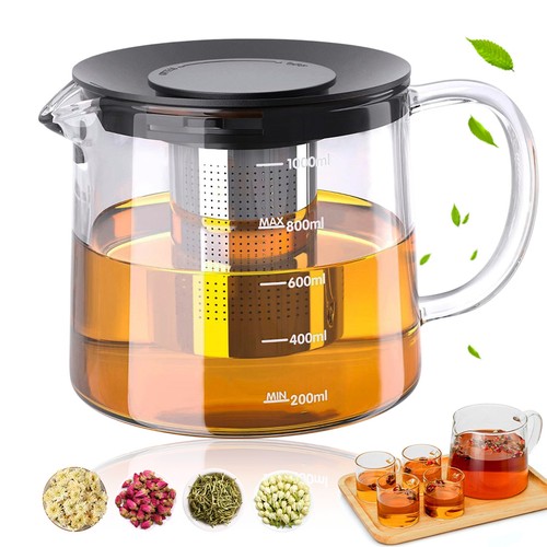 1000ml glass teapot with - 1000ml,