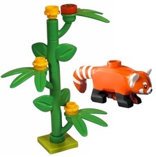 Lego Red Panda with Tree