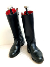 British Household Cavalry Ceremonial George Boots Crown Vintage MOD  UK 10 EU 44