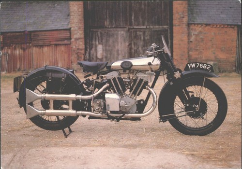 Vintage postcard 1929 brough - postcard,